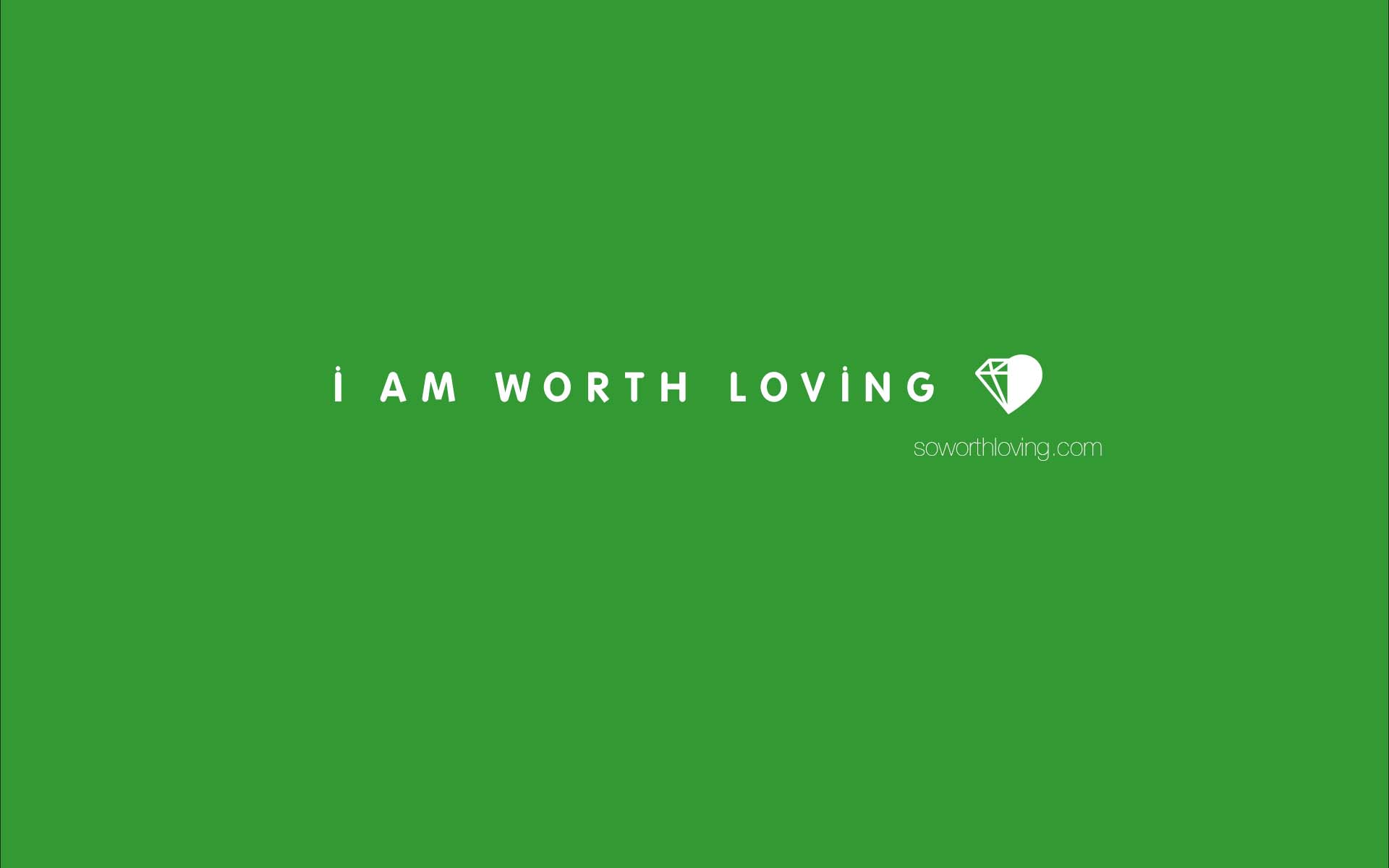Markup: Image Alignment I Am Worth Loving Wallpaper