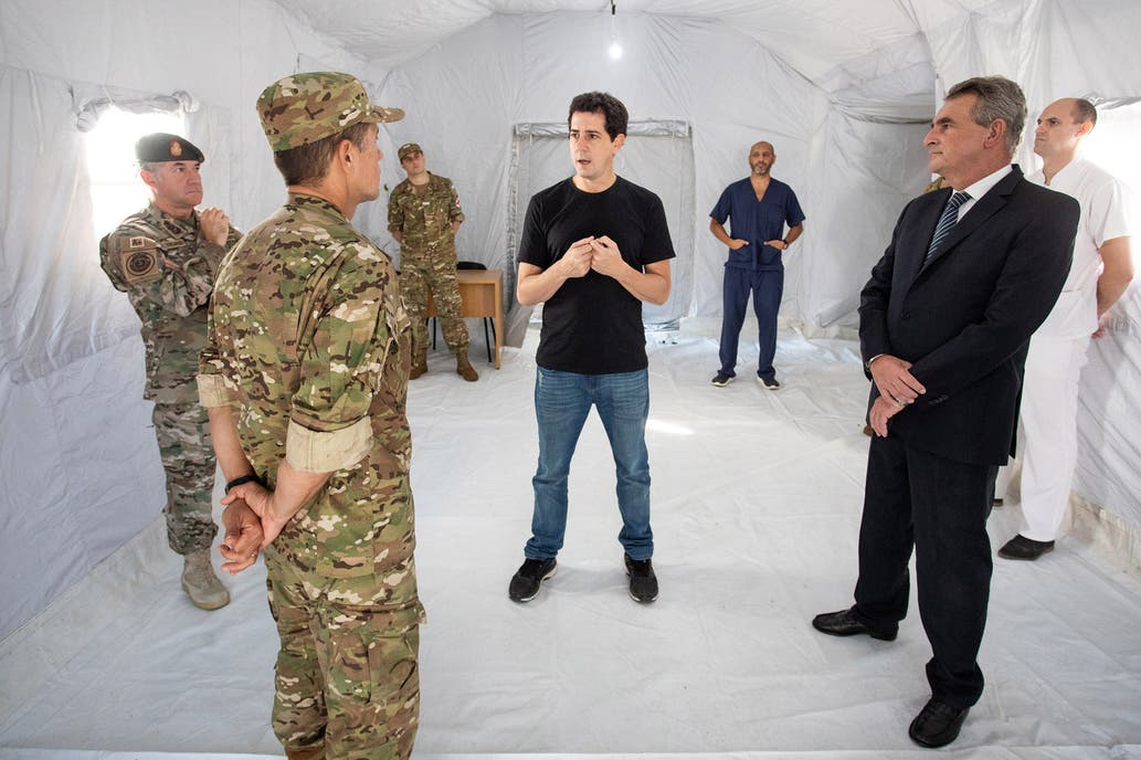 Escucharon a Gustavo Sáenz: los militares se suman al operativo para que no haya violaciones a la cuarentena