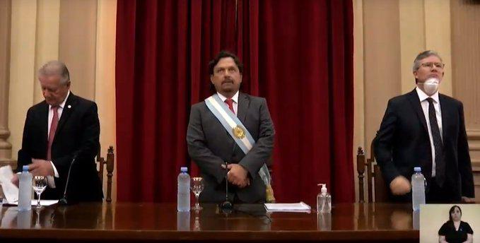 Mensaje del gobernador Gustavo Sáenz ante la 122° Asamblea Legislativa
