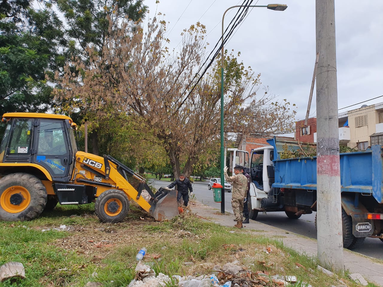 Dengue: el Ejército se sumó al operativo de descacharrate