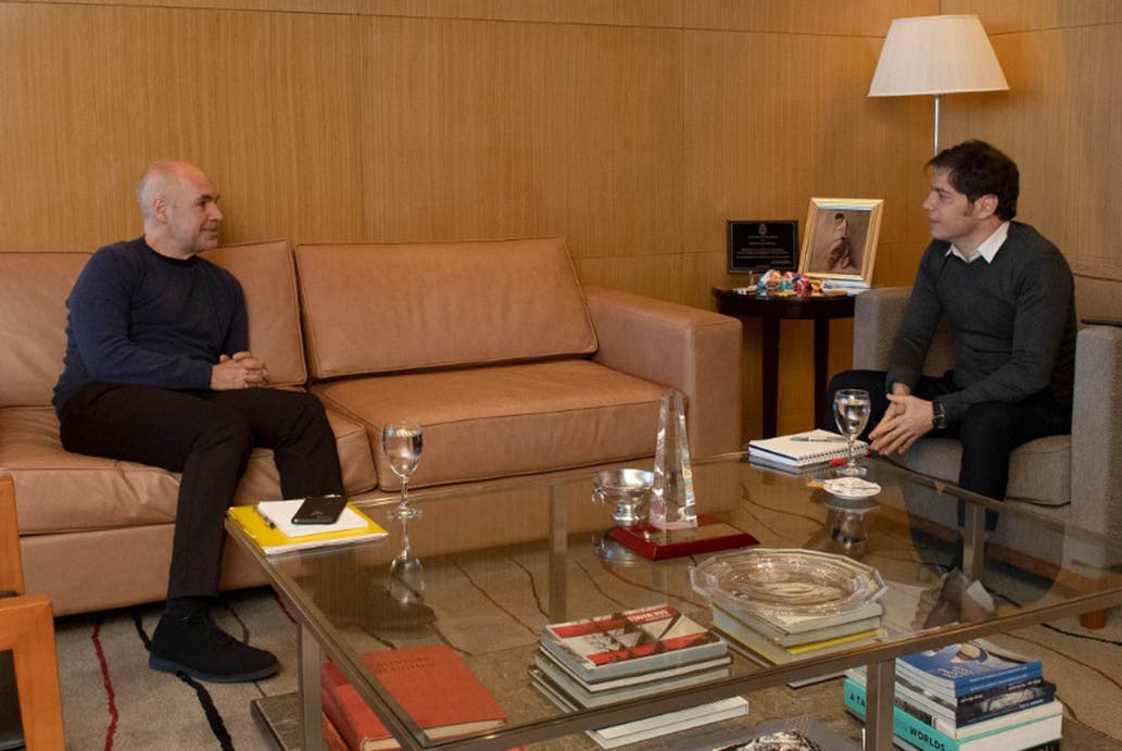 Horacio Rodríguez Larreta y Axel Kicillof acordaron avanzar con una «cuarentena diferenciada» en el área metropolitana