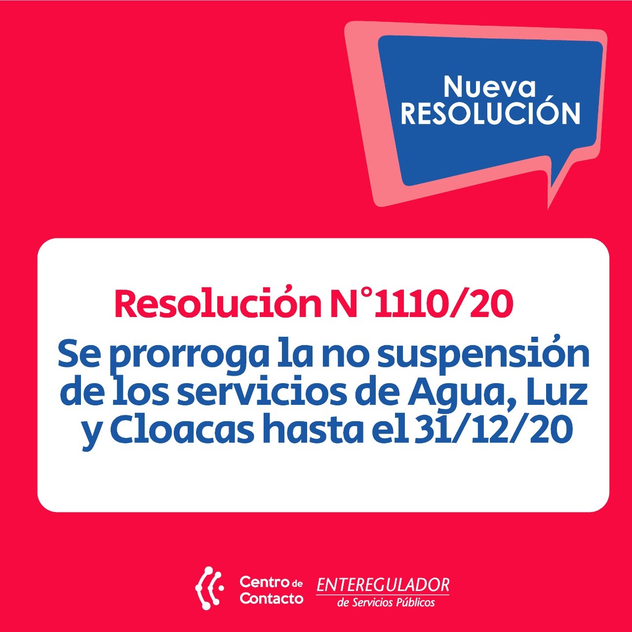 Prorrogan la suspensión del corte de servicio de luz, agua y cloaca