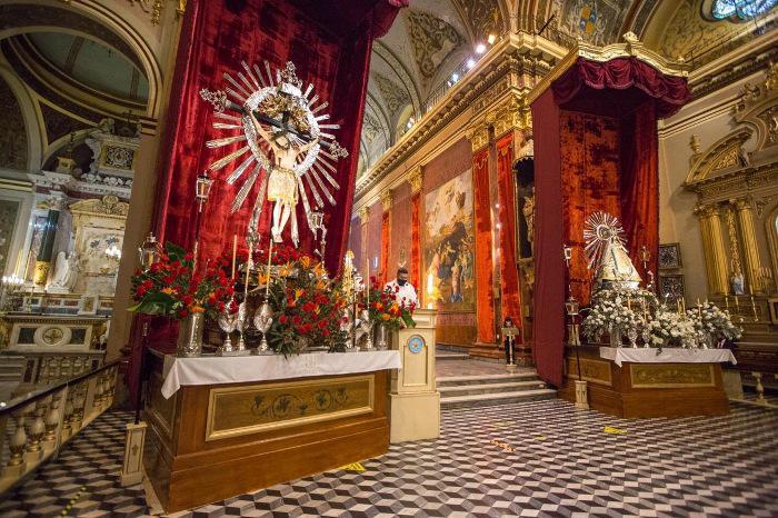 No saldrán en procesión las imágenes del Señor y la Virgen del Milagro