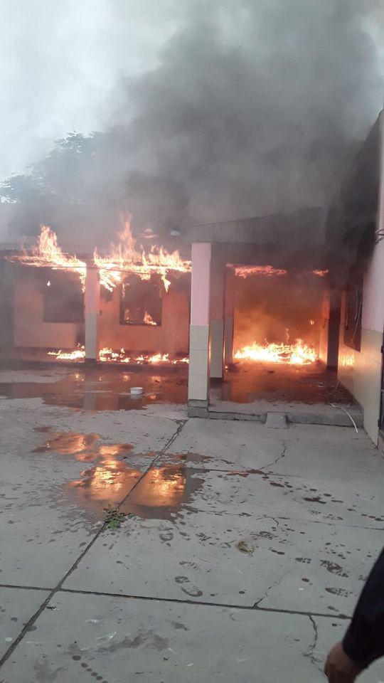 Sáenz ordenó reconstruir la escuela incendiada en Orán