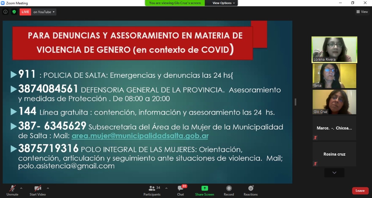 “Miradas Sensibles”: destacan la importancia del acompañamiento y seguimiento tras denuncias de violencia de género