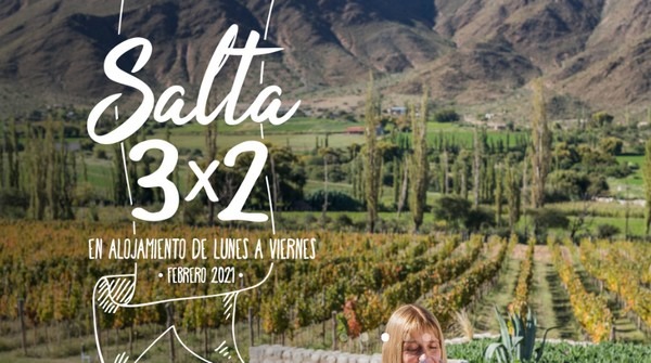 En febrero, Salta comienza con más de 100 opciones de alojamiento en la promo 3×2. VIDEO