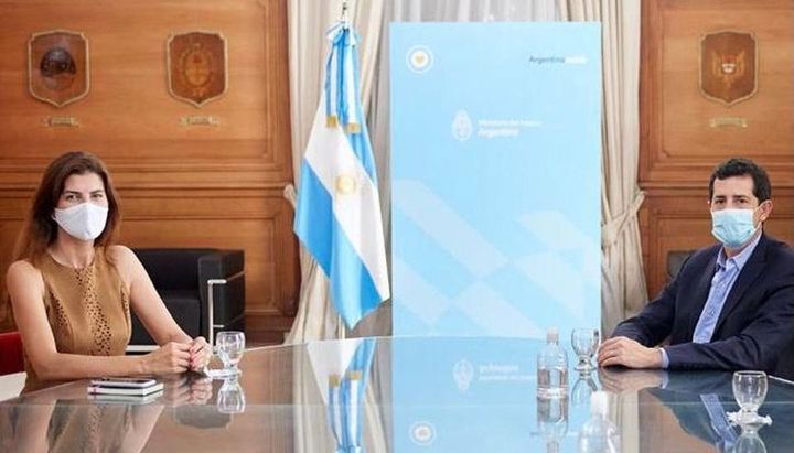 Bettina Romero y Wado de Pedro analizaron proyectos