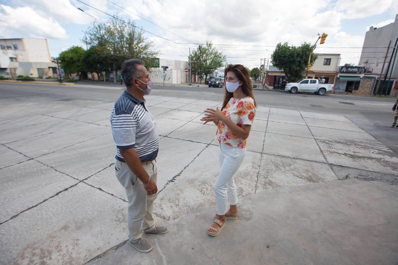 La Intendenta recorrió diferentes obras que se ejecutan en toda la ciudad