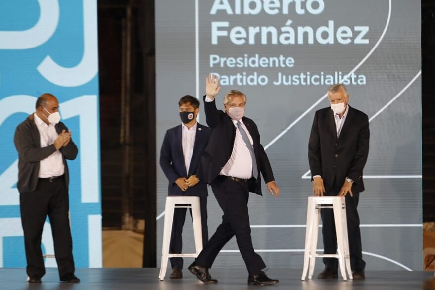 Alberto Fernández asumió la presidencia del Consejo Nacional del PJ
