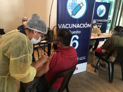El 10% de la población salteña está vacunada, con 194 mil inoculados
