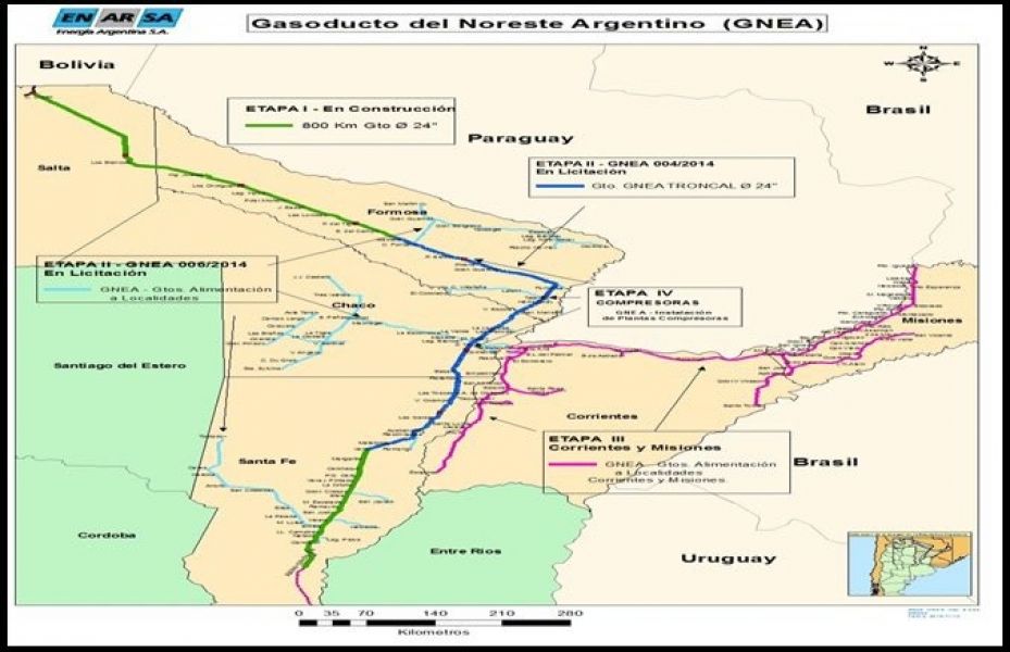 Salta y Nación trabajan en la reactivación del Gasoducto del NEA