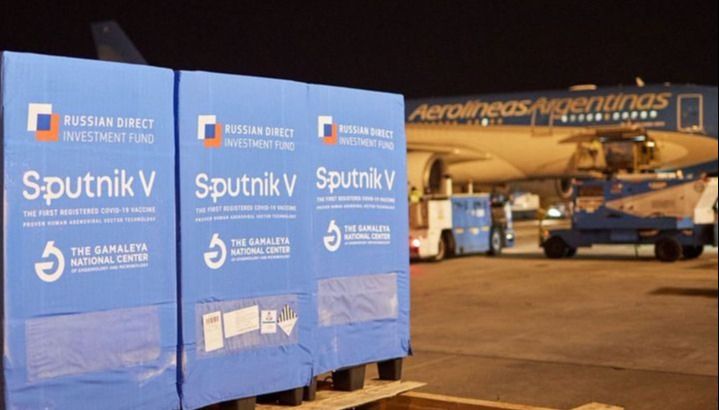 Llega un nuevo cargamento del segundo componente de la Sputnik V