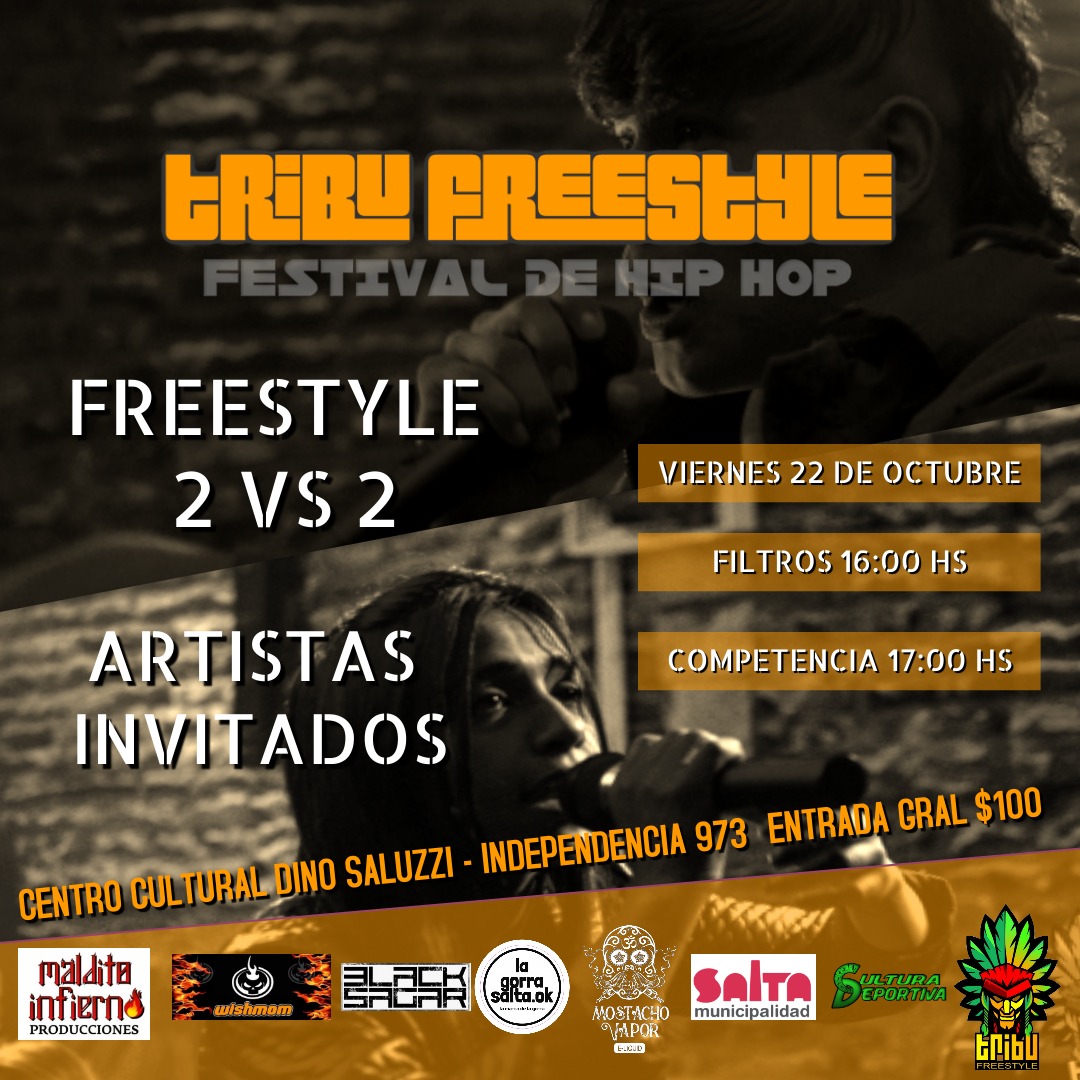 Este viernes se desarrollará el festival de Hip Hop en el Centro Cultural Dino Saluzzi