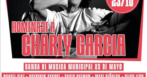 La Municipalidad invita al espectáculo “Homenaje a Charly Garcia” este sábado