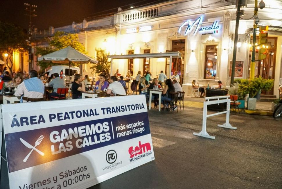 Ciudad: el programa “Ganemos las Calles” estableció horarios para el fin de semana largo