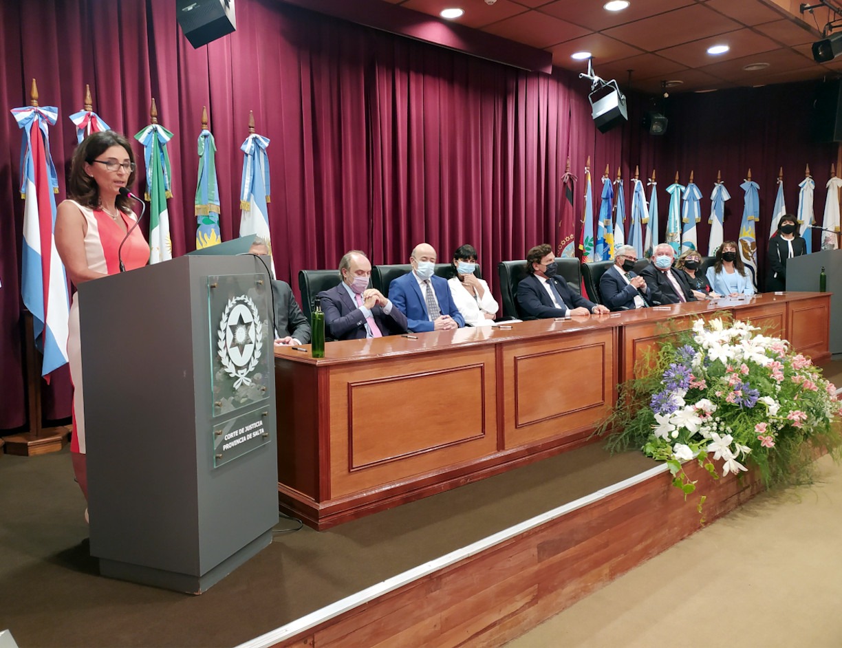 Teresa Ovejero asumió como presidenta de la Corte de Justicia de Salta