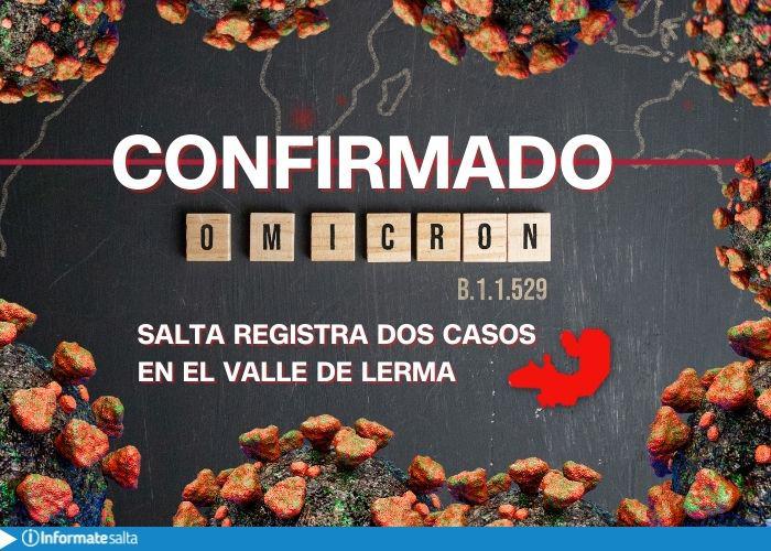 Confirman los dos primeros casos de Ómicron en Salta: están en el Valle de Lerma