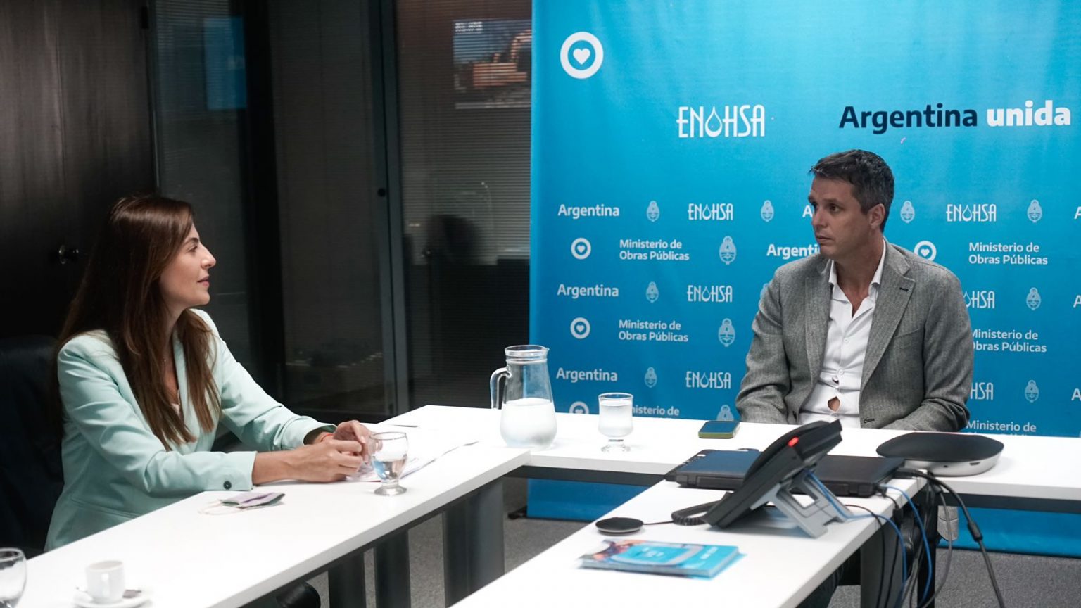 Bettina Romero gestiona recursos ante Nación para nuevas obras de agua y saneamiento