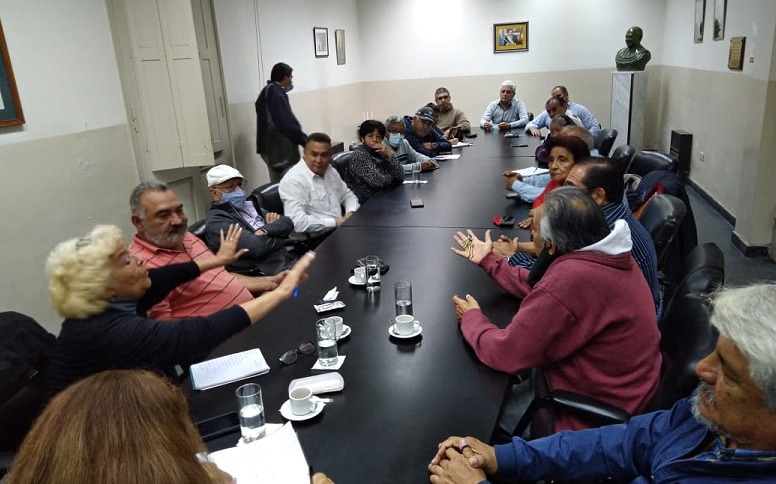 El Movimiento de Recuperación Justicialista se reunió con autoridades el PJ