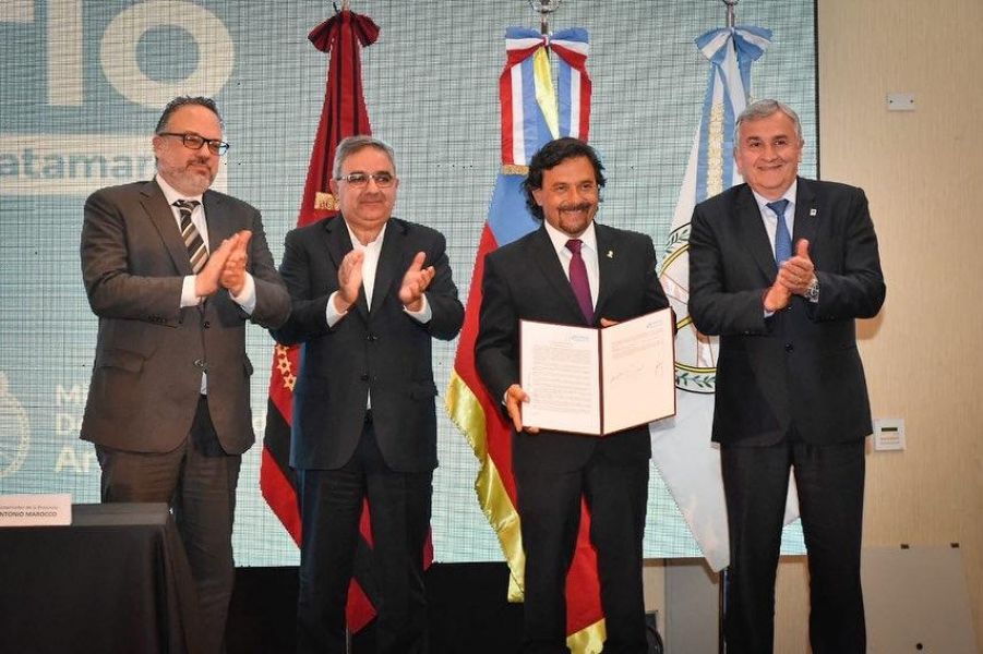 Salta, Jujuy y Catamarca dejaron oficialmente conformado el Comité Regional del Litio. VIDEO