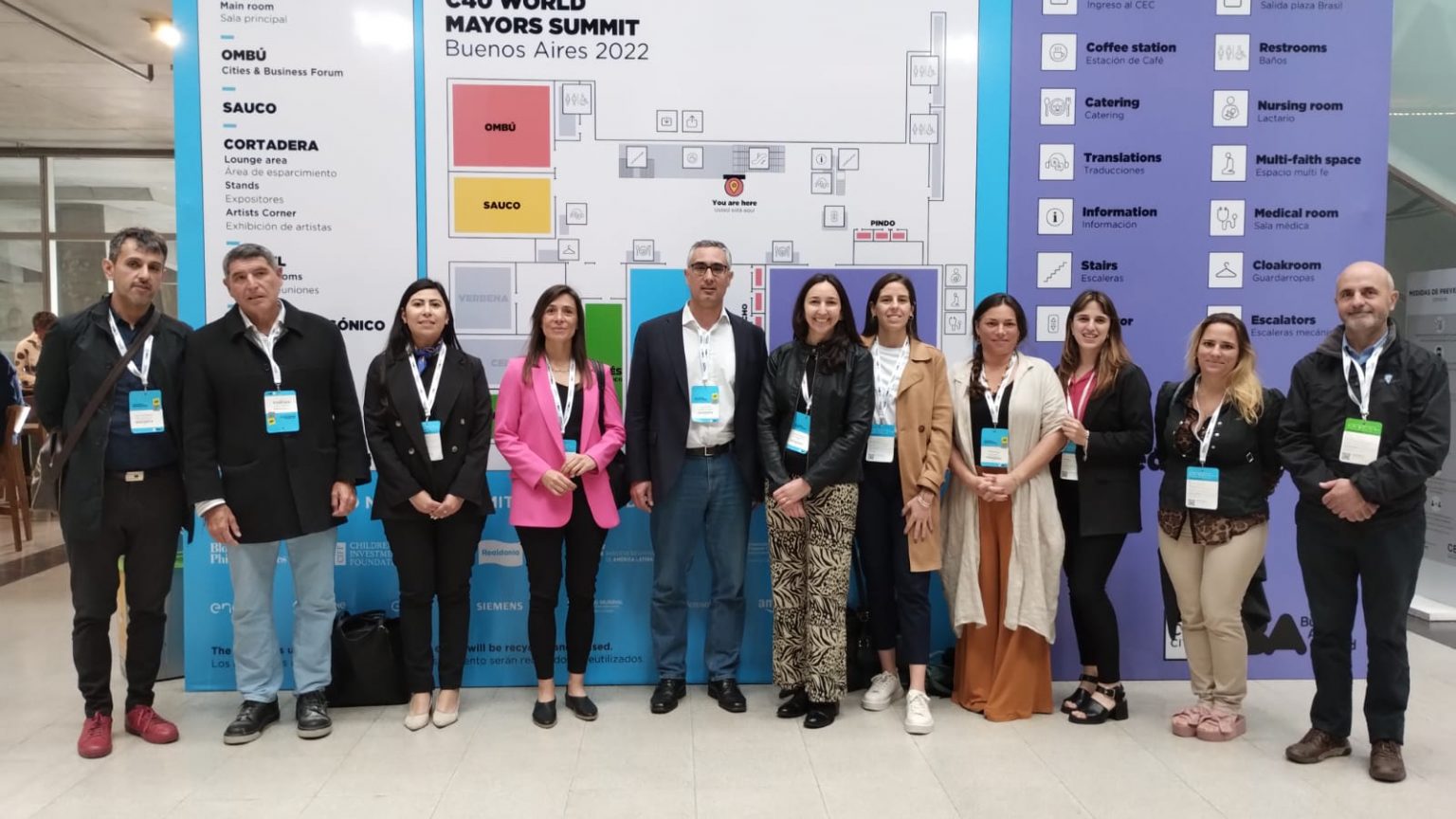 Una delegación municipal participó de la Cumbre Global de Alcaldes de C40 en Buenos Aires