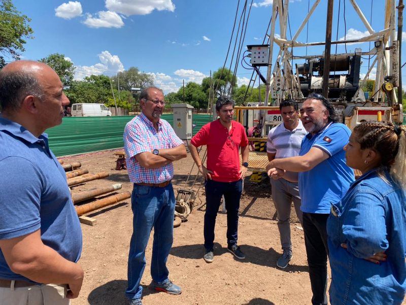 Se llevan adelante obras para mejorar la provisión de agua en localidades del departamento San Martín