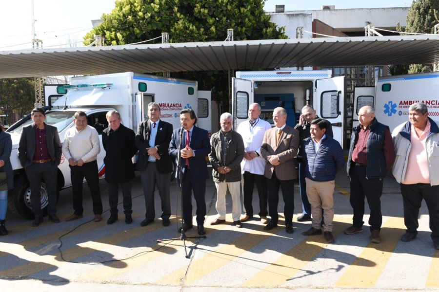 La gestión de Gustavo Sáenz sumó al servicio de salud pública de Salta 89 nuevas ambulancias. VIDEO