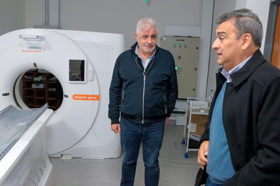 Ultiman detalles para la inauguración del tomógrafo en el hospital Papa Francisco