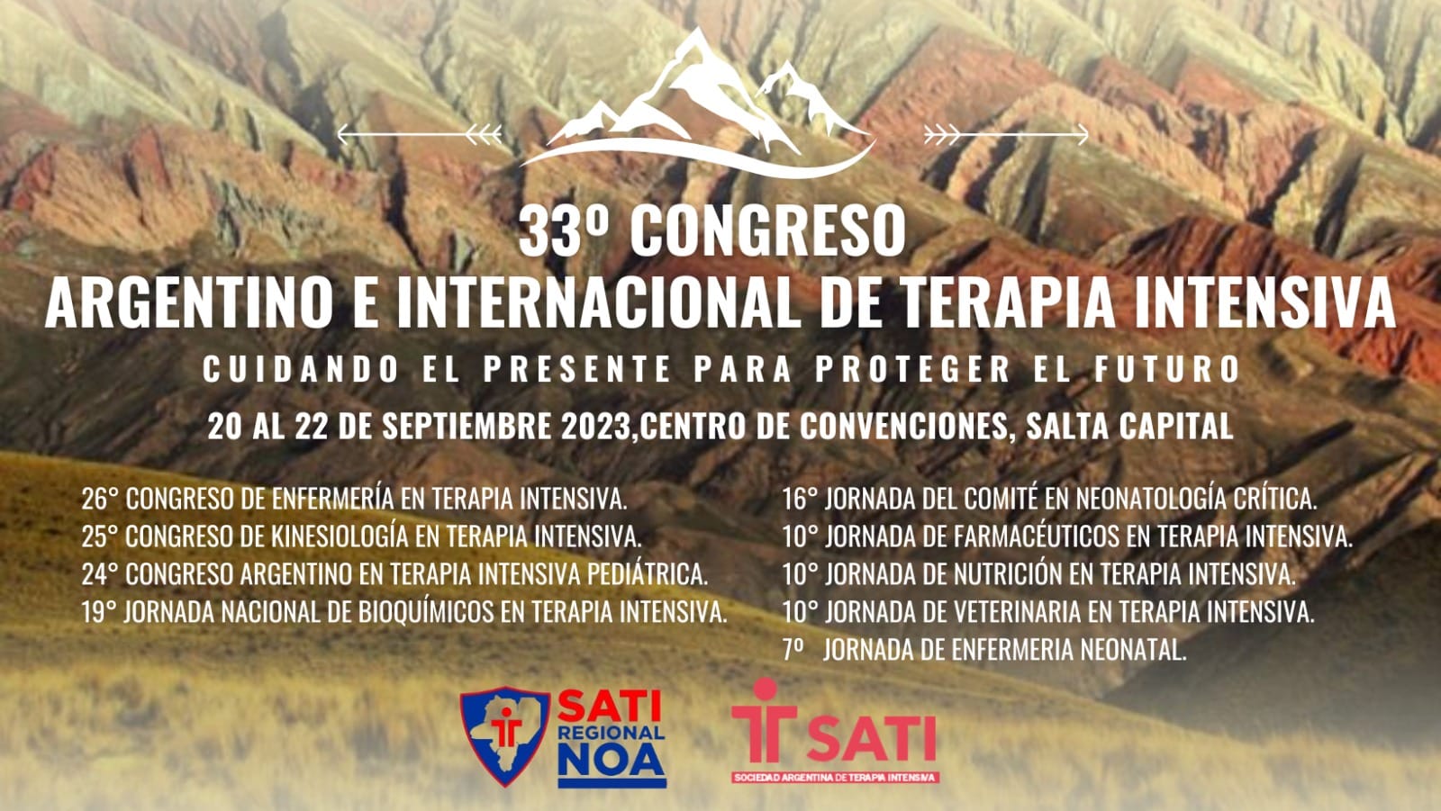 Salta será sede mundial del 33° Congreso Argentino e Internacional de Terapia Intensiva