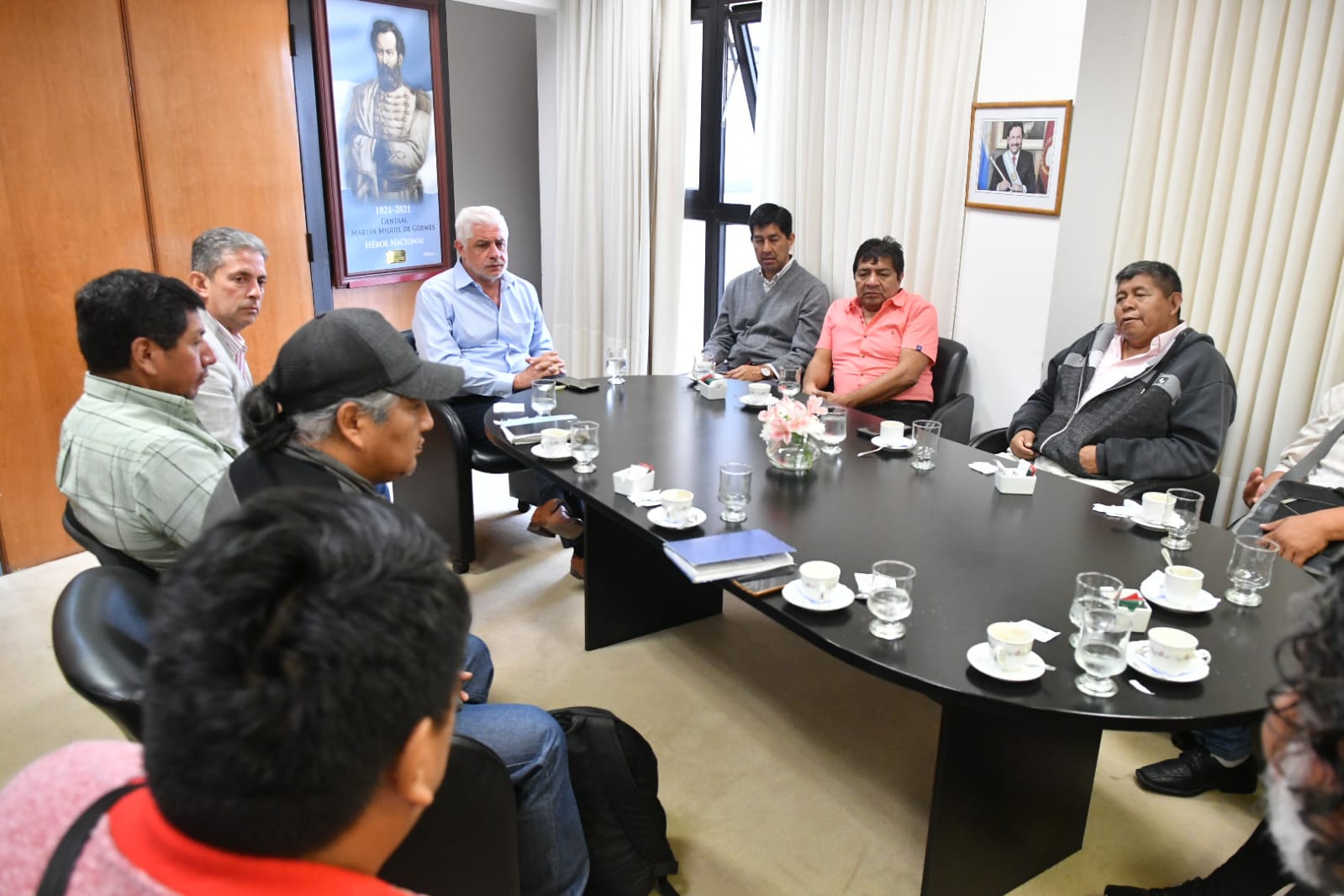 Pueblos originarios piden a Outes que defienda los derechos de los más pobres