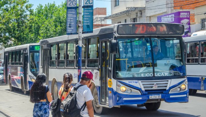 Paradas de colectivos habilitadas durante la procesión del Milagro