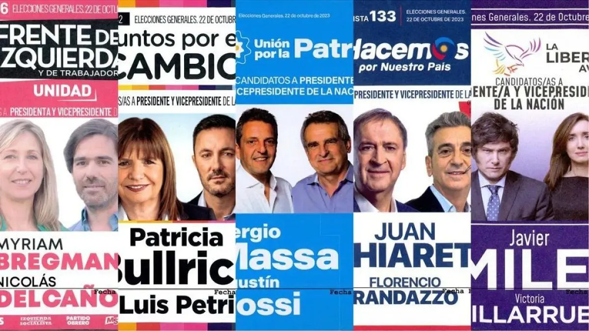 Estas son las boletas electorales de los candidatos a presidente en las elecciones 2023