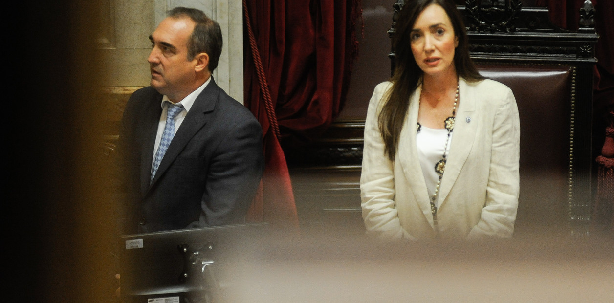 Victoria Villarruel consiguió ratificar las autoridades del Senado Nacional