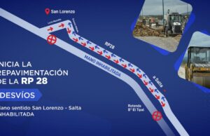Este jueves inicia la repavimentación de la ruta provincial 28. VIDEO