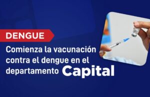 Dengue: La vacunación en Capital comenzará el lunes