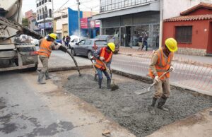 Ciudad: colocaron nuevo hormigón sobre Avenida Jujuy. VIDEO/FOTOS