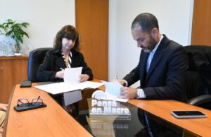 La Municipalidad contará con el acompañamiento del Banco Macro en el cuidado de la plaza 9 de Julio