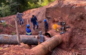 Aguas del Norte habilitó una nueva toma para mejorar el servicio de agua potable en el departamento San Martín
