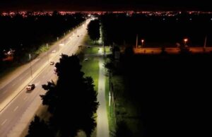 Colocaron 180 nuevas LED en la ciclovía de avenida Banchik. VIDEO/FOTOS