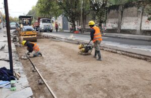 Colocaron nuevo hormigón en Zuviría al 700 y en Pueyrredón al 2.600. VIDEO/FOTOS