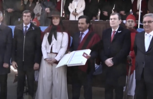 Sáenz entregó a Villarruel el Pacto de Güemes