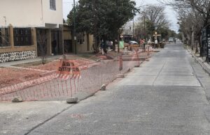 Ciudad: ejecutan hormigonado sobre la avenida 17 de Junio en zona norte. VIDEO/FOTOS