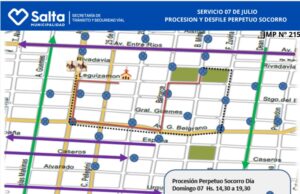 Perpetuo Socorro: así será el operativo de tránsito este domingo. CROQUIS/FOTOS