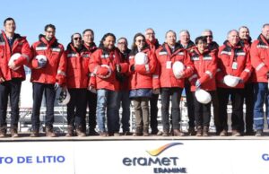 Centenario Ratones: Sáenz y autoridades de Eramine inauguraron la primera mina en producción de litio de Salta