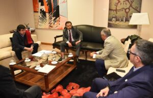 El Gobernador y la empresa Central Puerto evaluaron inversiones en parques solares, minería y una línea de alta tensión. VIDEO/FOTOS