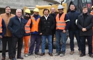 Depuradora Sur y viviendas en Pereyra Rozas: el Gobernador y funcionarios nacionales recorrieron las obras