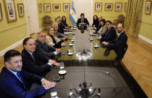 Este miércoles Milei y Villarruel se reunieron con senadores aliados