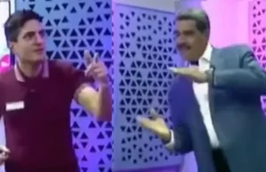 El salteño Michelo hizo bailar y cantar a Nicolás Maduro
