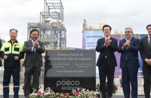 Sáenz inauguró en Salta la primera planta comercial de producción de hidróxido de litio del país. VIDEO/FOTOS