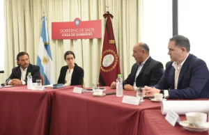 Corredor Biocéanico: Sáenz se reunió con autoridades de FONPLATA para avanzar en el financiamiento. VIDEO/FOTOS